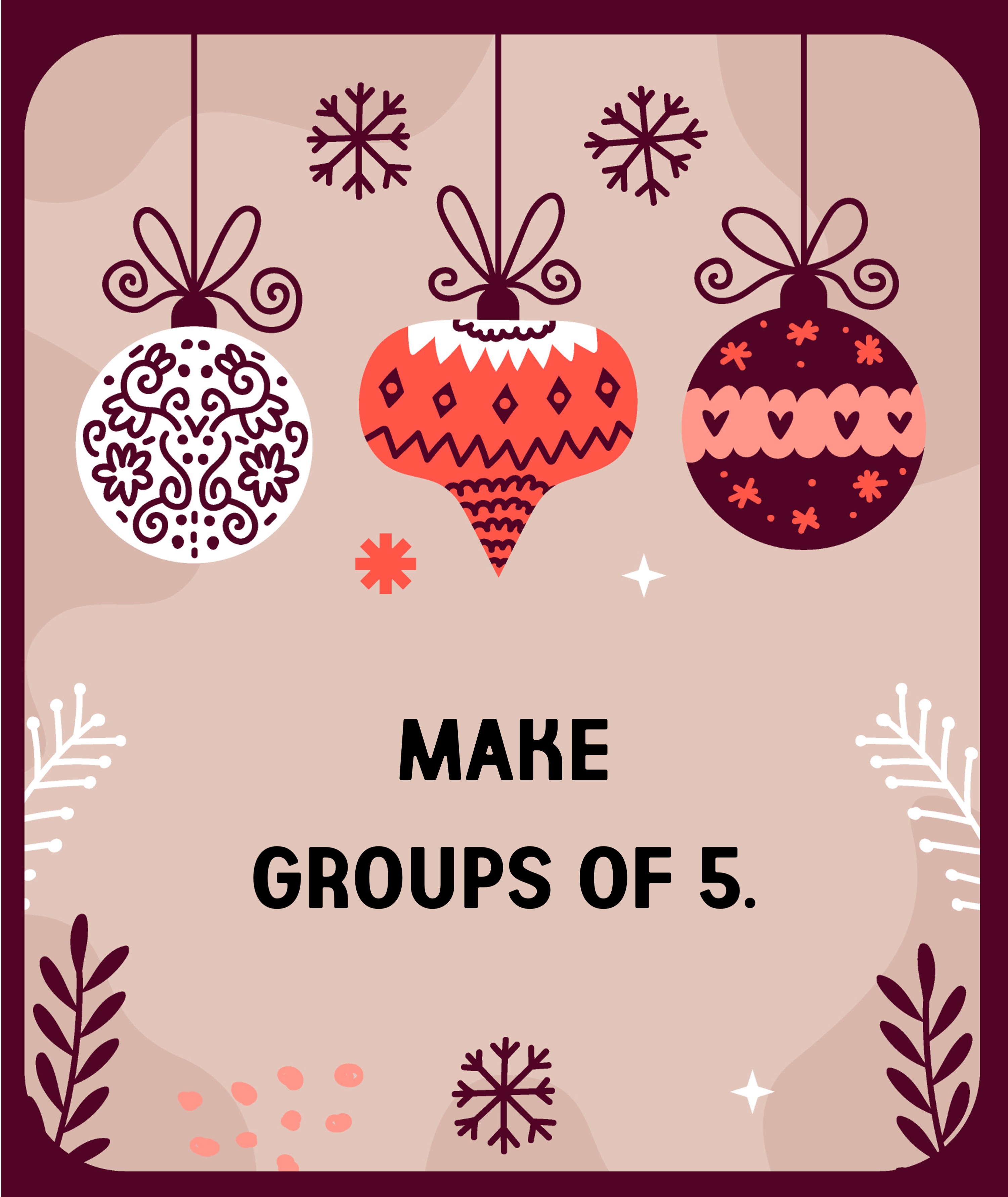 La imagen muestra la fase 1 de la actividad Curious Christmas