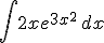 \int 2 x e^{3x^2} \, dx