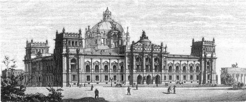 Edificio original del Reichstag, Wallot