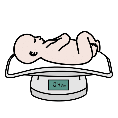 Peso de un bebé
