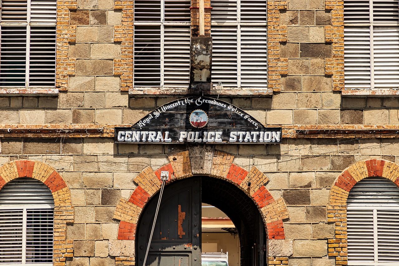 Edificio de una comisaria de policía