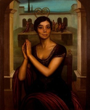 Julio Romero de Torres, La niña de los peines, hacia 1918