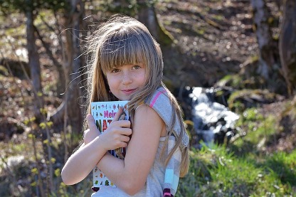 girl with a book