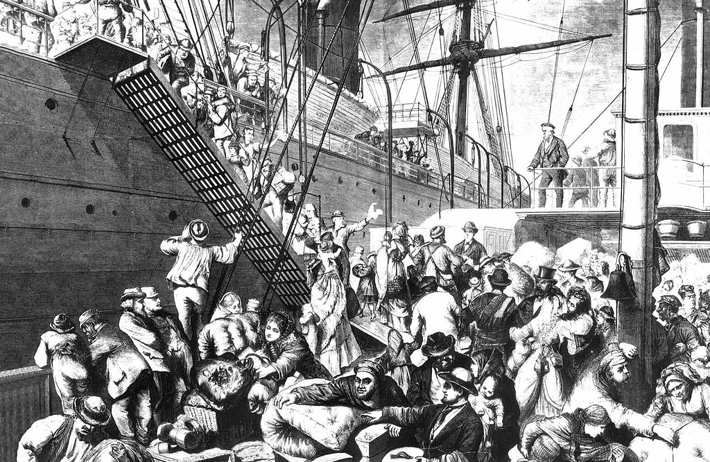 Emigrantes europeos en el siglo XIX