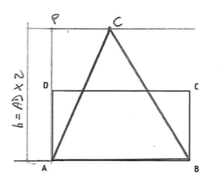 triangulo equivalente a rectangulo