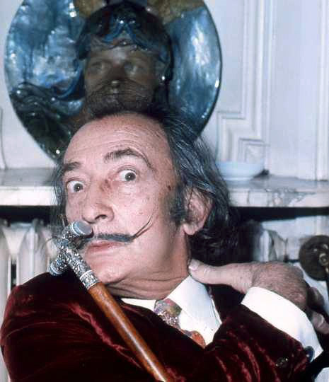 Salvador Dalí en 1972