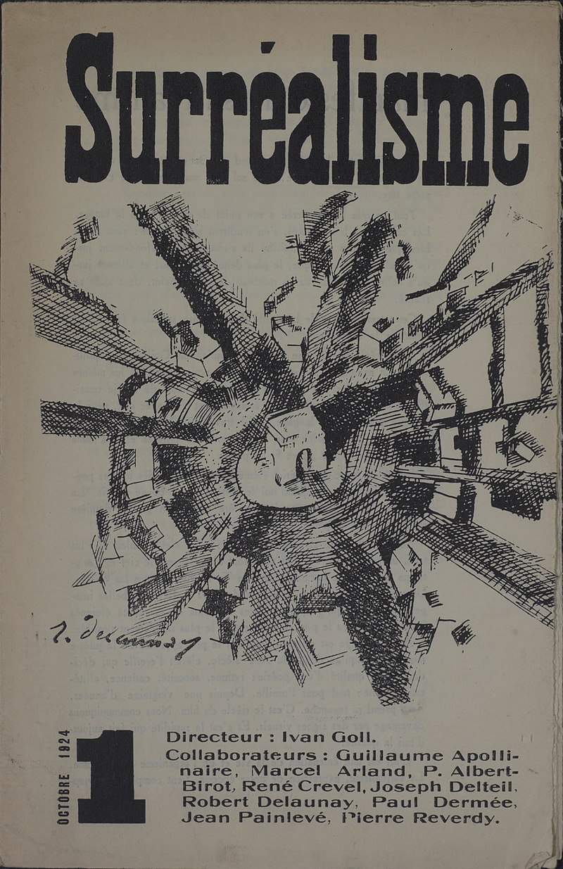 Portada del Manifiesto Surrealista. Delauny