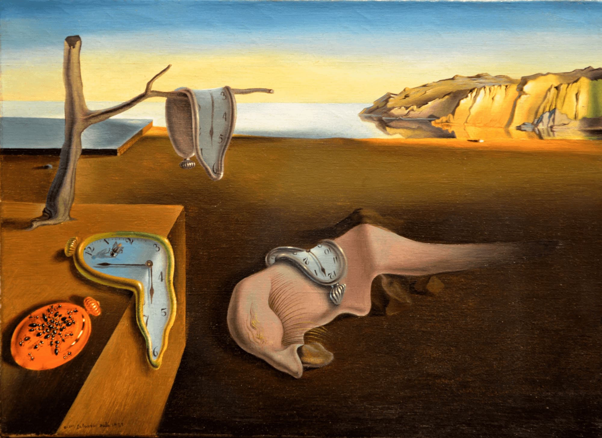 La persistencia de la memoria. Dalí, 1931