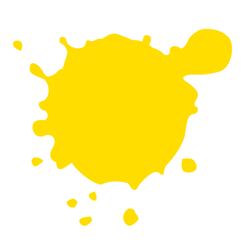Una mancha de color amarillo