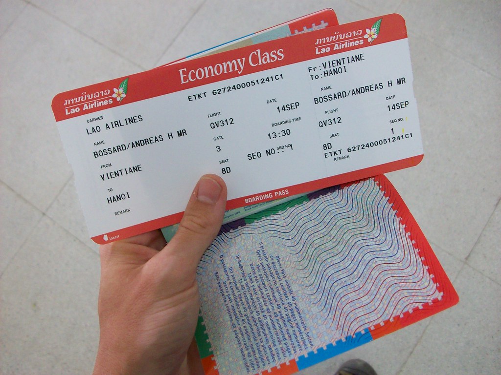 A picture of a Boarding Pass