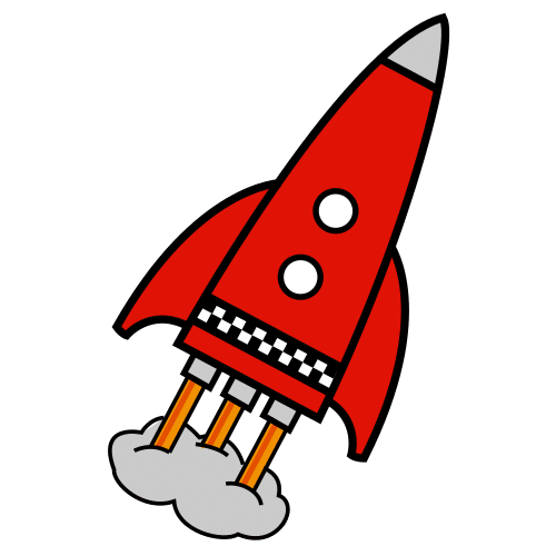 Picture of a rocket.
