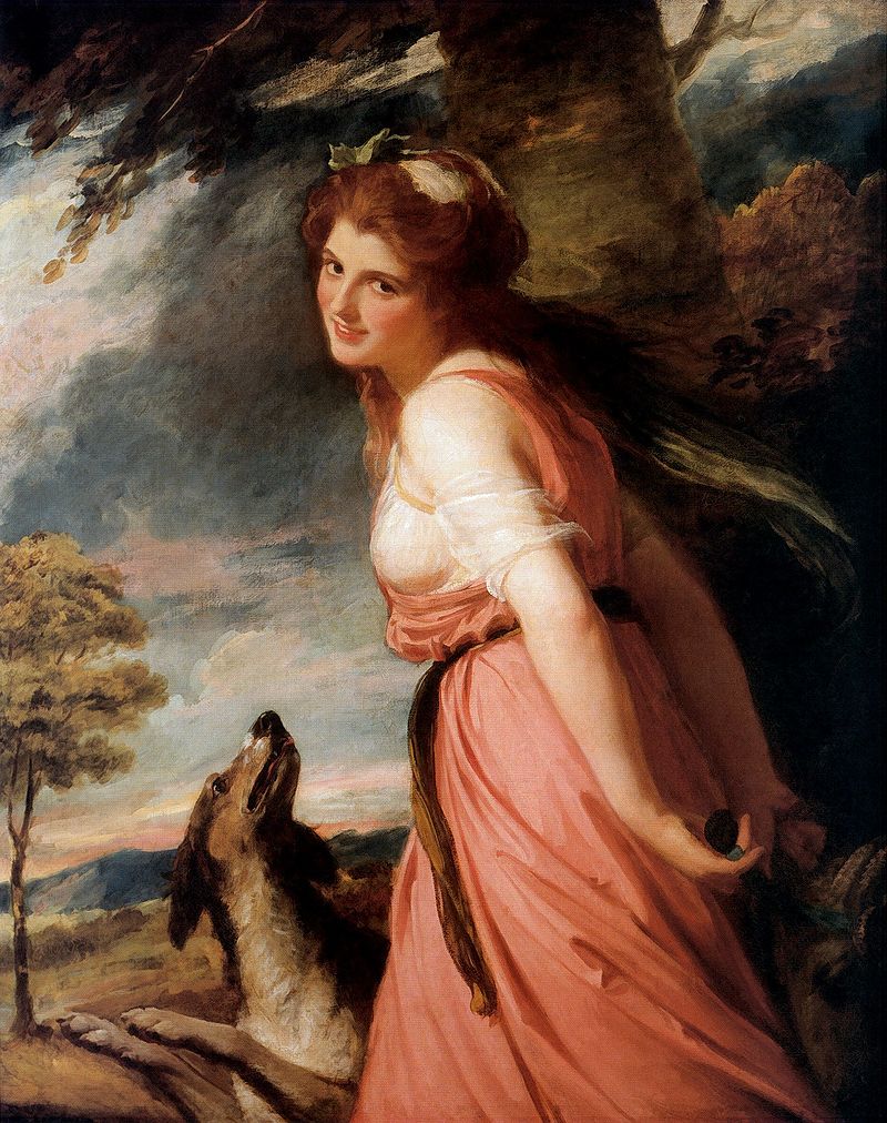 Lady Hamilton como bacante