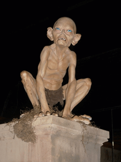 La imagen muestra al personaje de ficción Gollum 