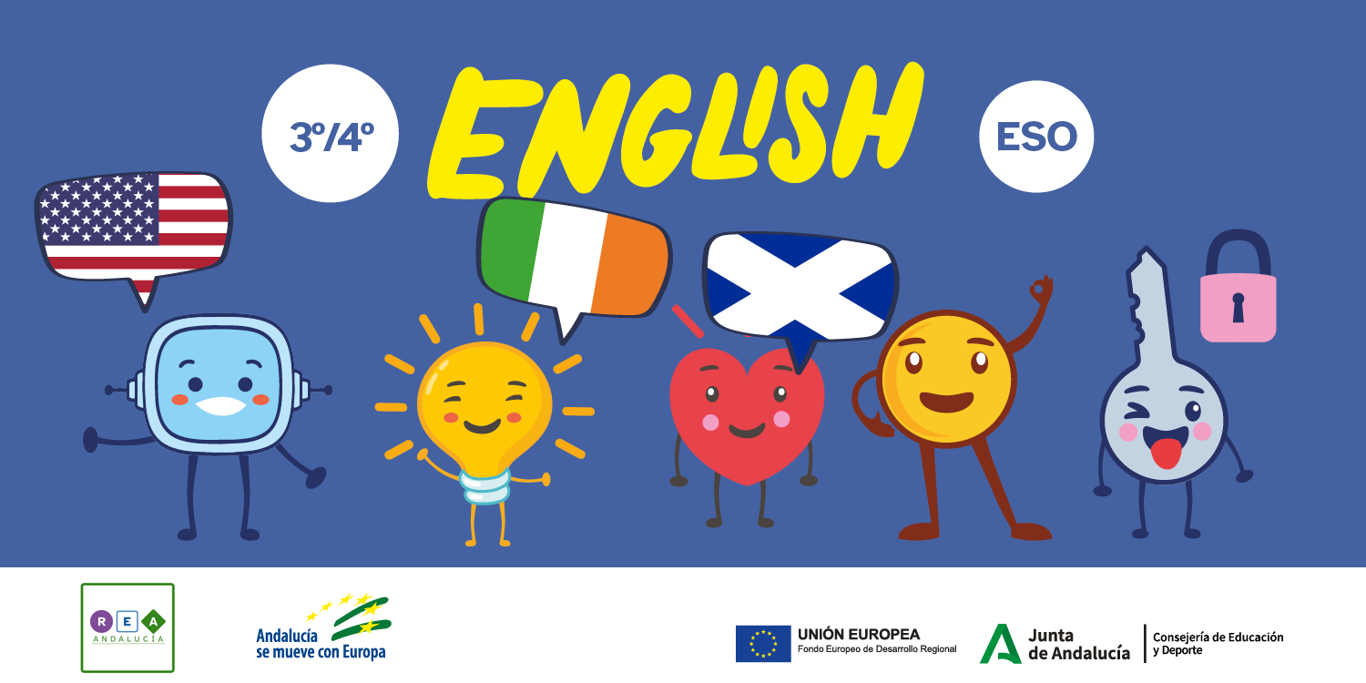 Portada para Inglés de 3º y 4º de la ESO