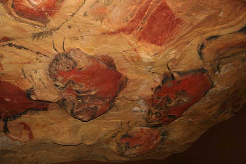 Reconstrucción de las pinturas de Altamira (España)