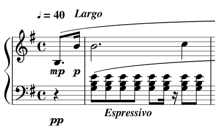 Prélude nº4 en mi mineur, F. Chopin. Fragmento del Preludio Nº4 en Mi menor, de Chopin.