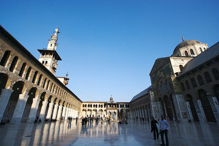La Gran Mezquita de Damasco o Mezquita de los Omeyas