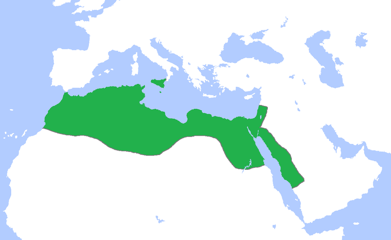 Apogeo del Califato Fatimí en el 969
