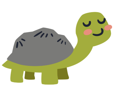 Ilustración de una tortuga verde