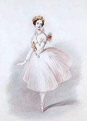 Marie Taglioni como la Sílfide, 1832