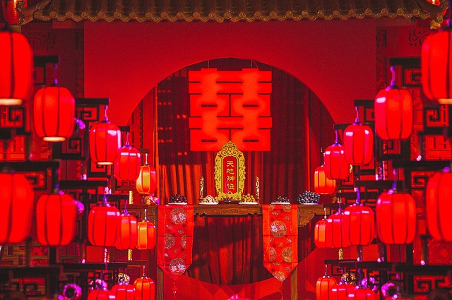 boda china decoración