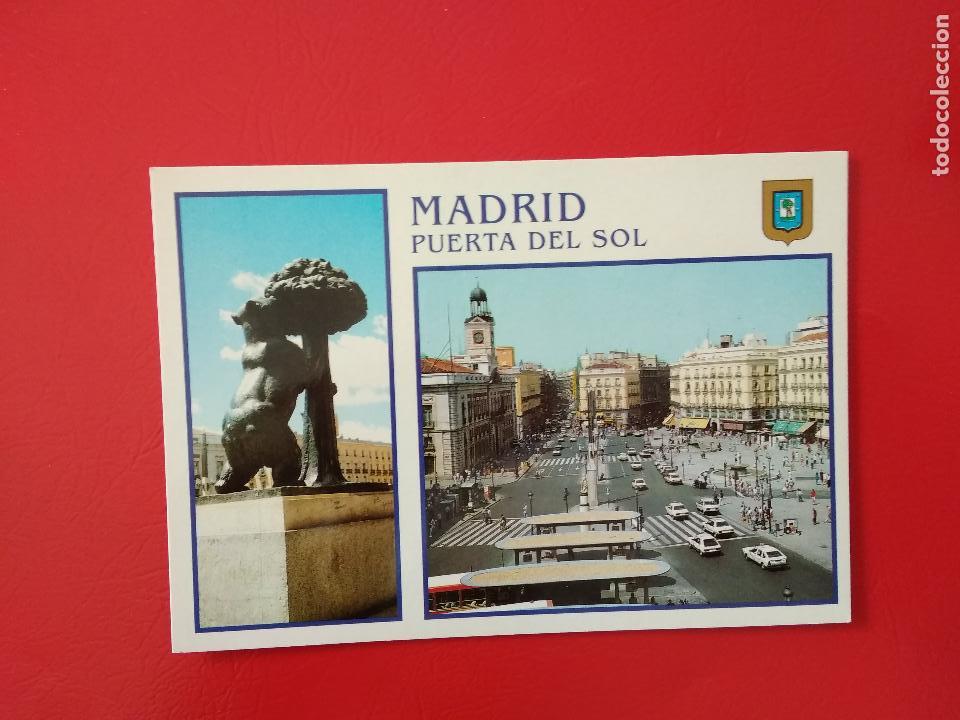Imagen de una postal de Madrid, concretamente de la Puerta del Sol
