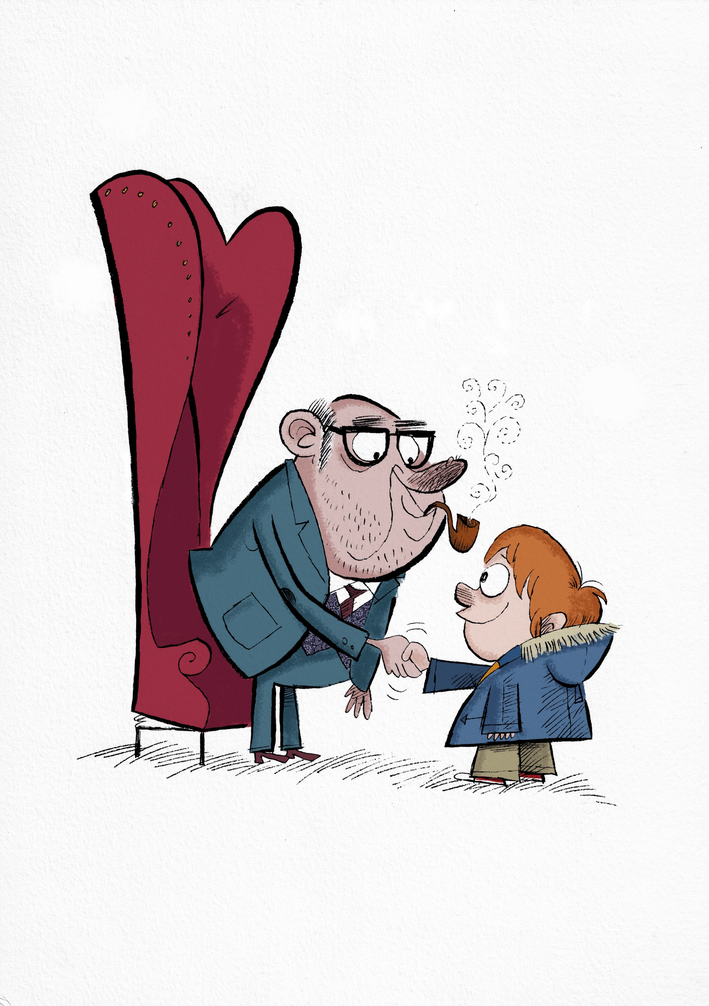 Saludo entre personas