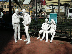 escultura de George Segal