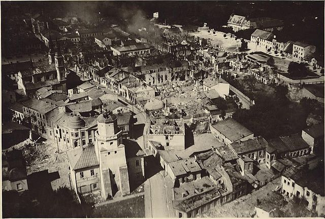 Primera ciudad polaca bombardeada en 1939
