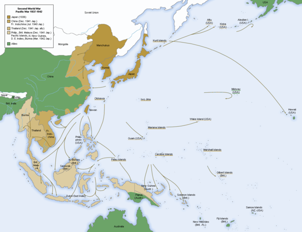 Invasión japonesa en Asia