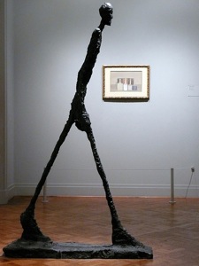 Escultura de Giacometti.