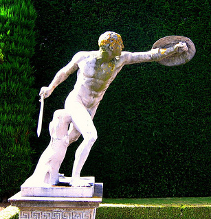 Escultura de guerrero