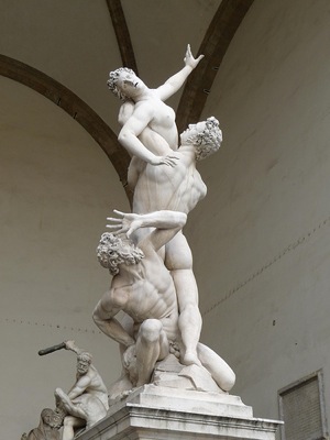 Rapto de las Sabinas, de Bernini