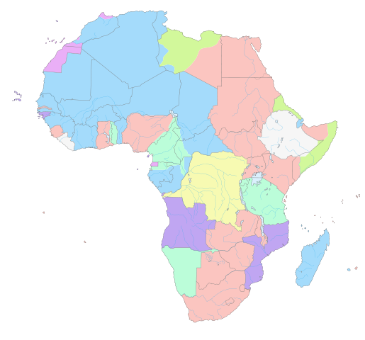  Situación de África en 1913
