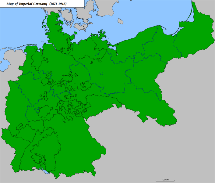  Mapa de Alemania tras su unificación