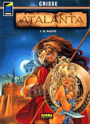 Portada del cómic de Crisse, Atalanta
