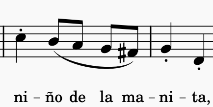 Comienzo tético. Comienzo tético.