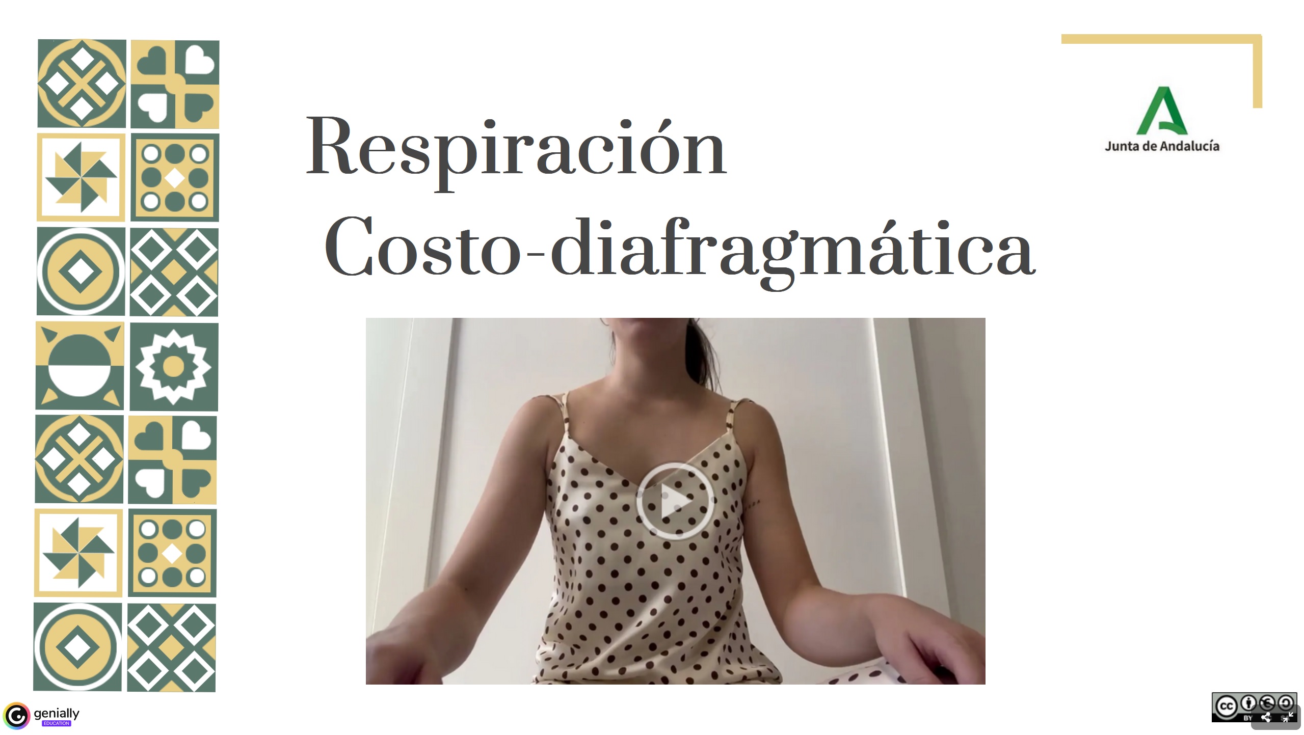 Tutorial de respiración costo-diafragmática.
