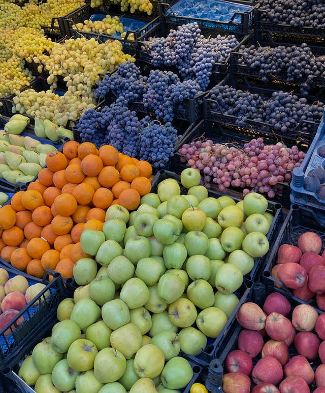 Imagen de una tienda de frutas y verduras