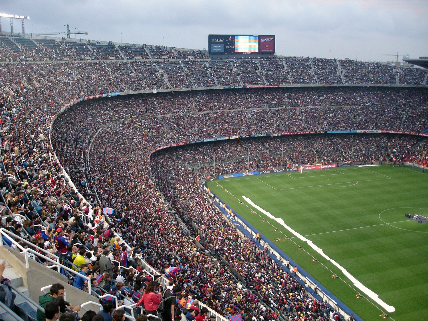 Imagen de un estadio de fútbol.