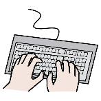 Imagen de unas manos escribiendo en un teclado