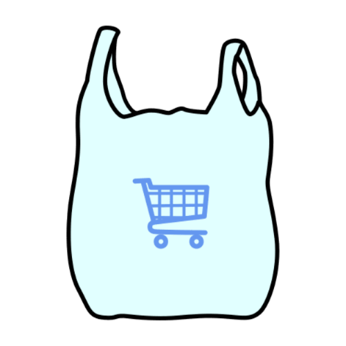 Una bolsa de plástico vacía