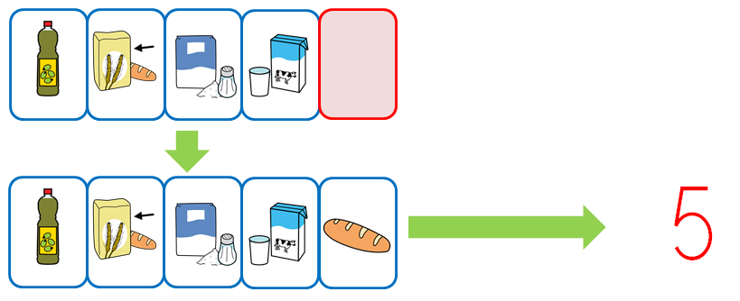 Esta imagen muestra un dibujo de ejemplo para un juego de cartas.