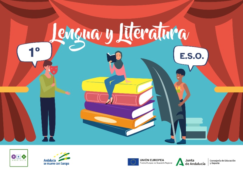 Portada del REA de Lengua y literatura de 1º ESO