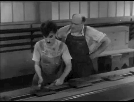 Tiempos modernos. Charles Chaplin