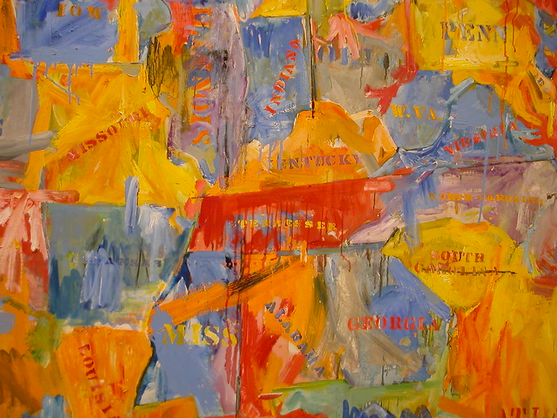 Mapa, Jasper Johns