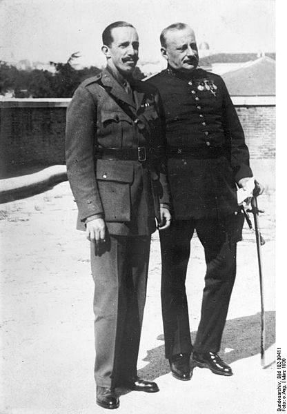 Alfonso XIII y Miguel Primo de Rivera