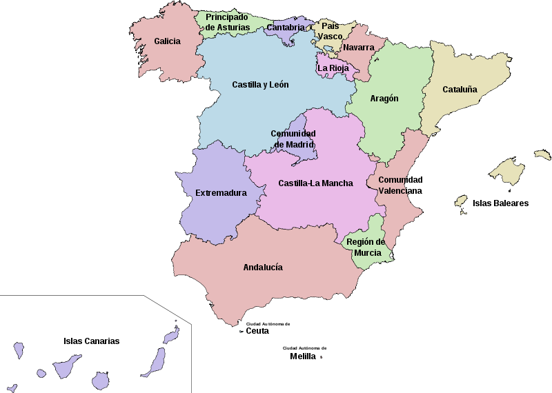 Las Comunidades Autónomas de España 