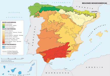 Regiones naturales de España