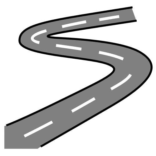 La imagen muestra un tramo de carretera.